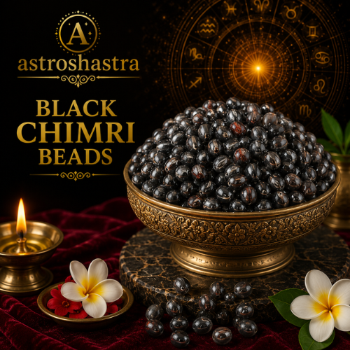Black Chimri Beads