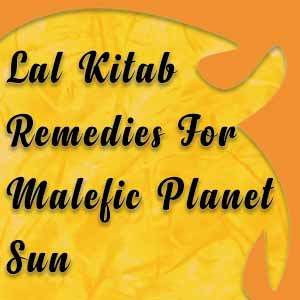 lal kitab remedies for sun