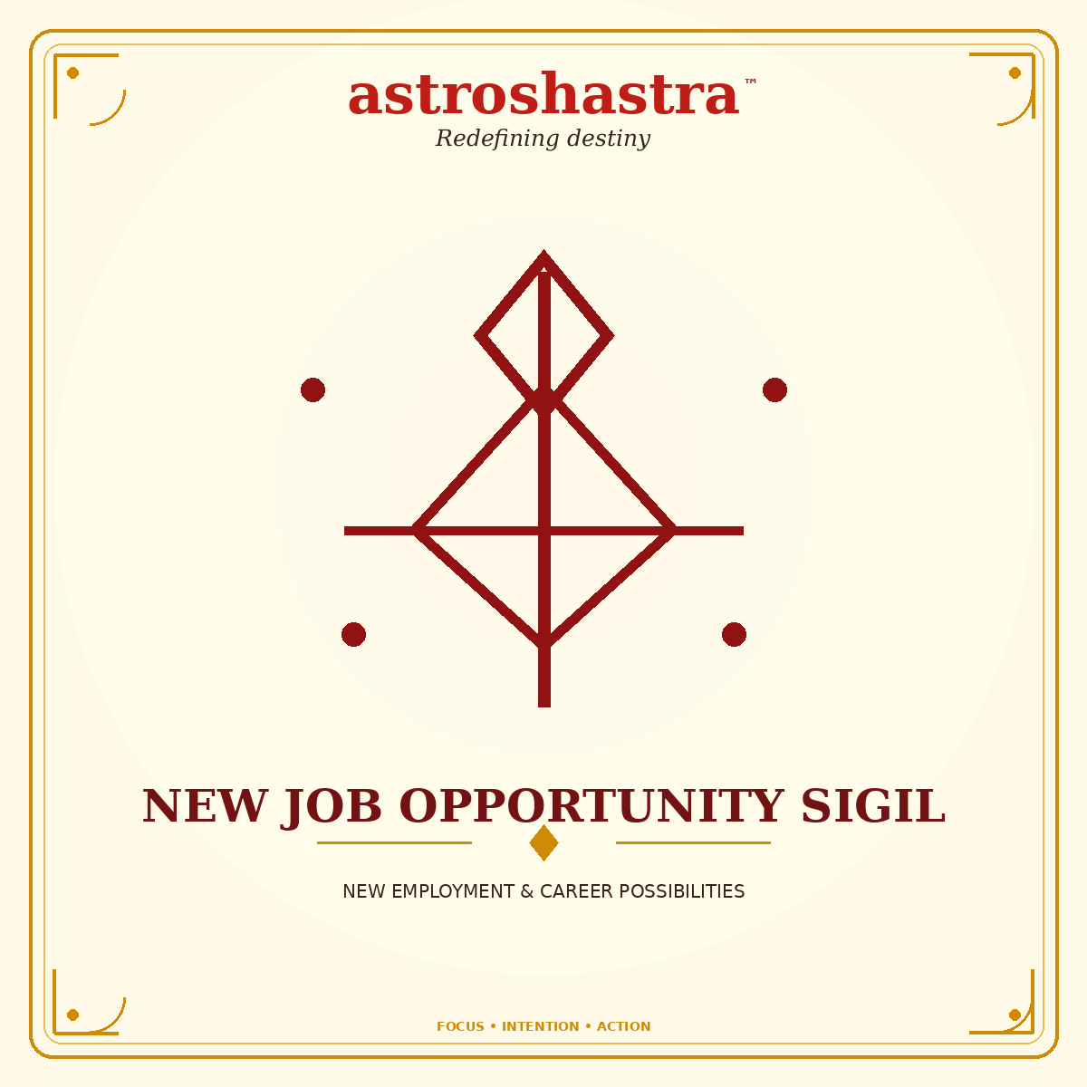 New Job Opportunity Sigil - Astroshastra