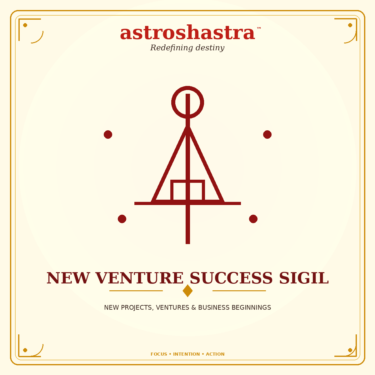 New Venture Success Sigil - Astroshastra
