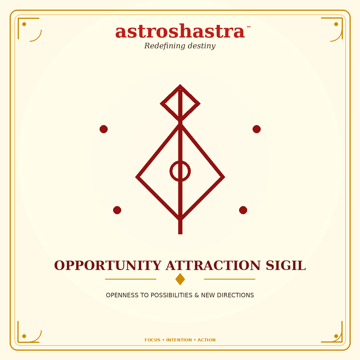 Opportunity Attraction Sigil - Astroshastra