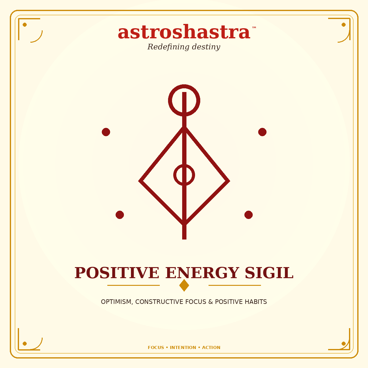Positive Energy Sigil - Astroshastra
