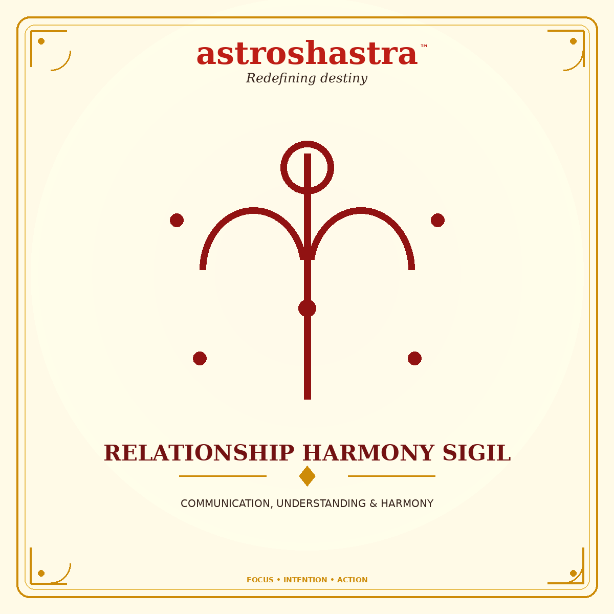 Relationship Harmony Sigil - Astroshastra