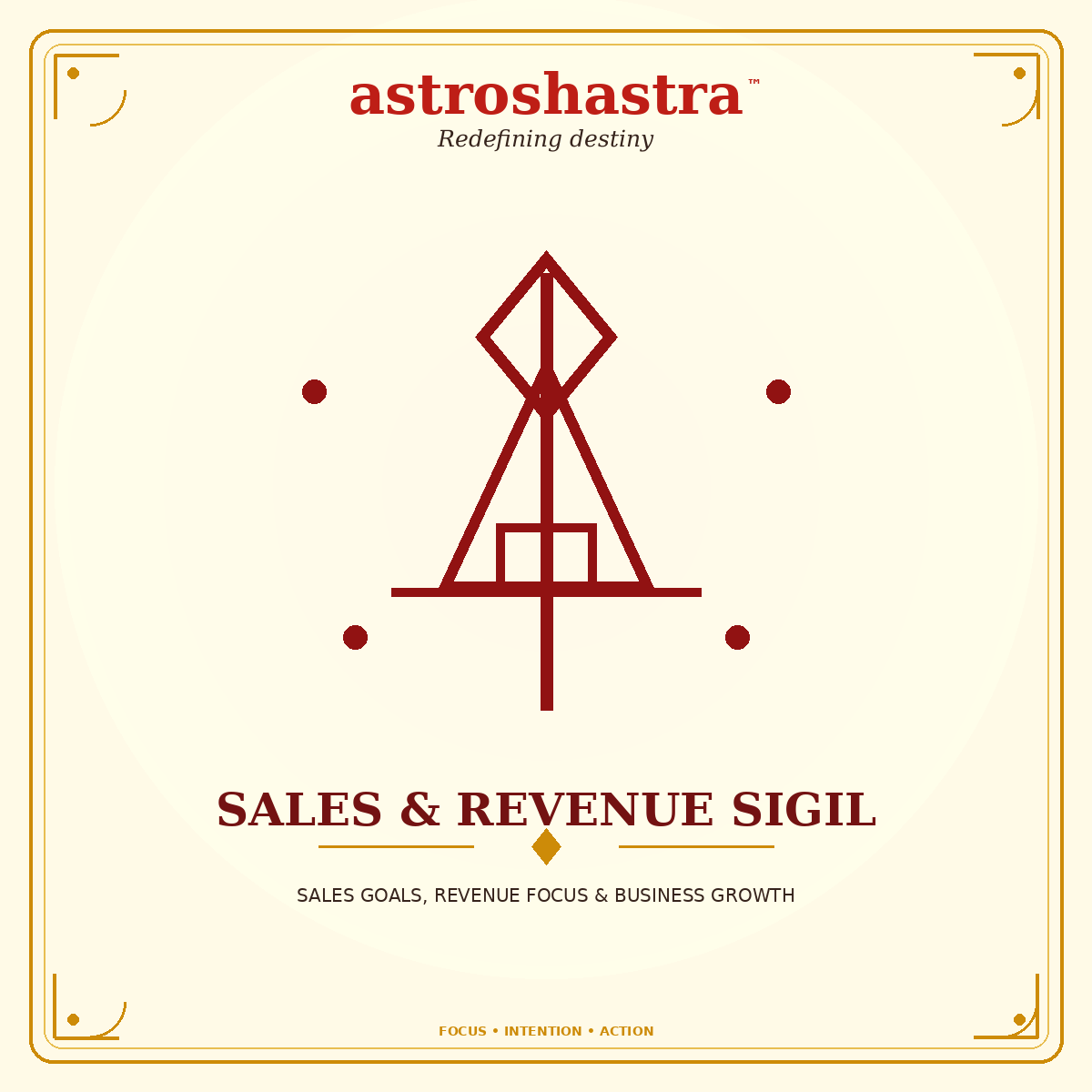 Sales & Revenue Sigil - Astroshastra